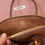 Miu Miu Aventure Nappa Leather Bag