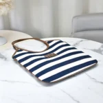 Miu Miu Ivy Canvas and Leather Bag