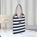 Miu Miu Ivy Canvas and Leather Bag