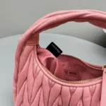 Miu Miu Wander Matelassé Nappa Leather Hobo Bag